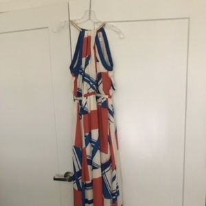 Jessica Simpson Halter Maxi Dress